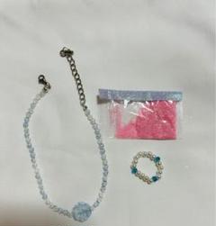 アンクレットとリングとグリッター