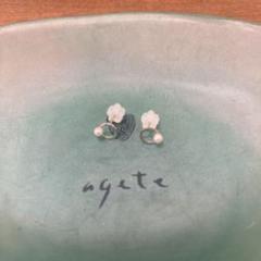 アネモネAneMone k10 淡水パールサークル ピアス