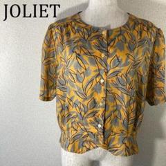 美品 東京ブラウス JOLIET レトロデザイン 半袖ブラウス【204】