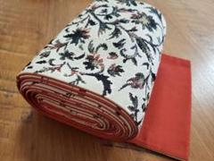 Na_na様専用!モダン柄(裏面オレンジ)半幅帯 リメイクにも