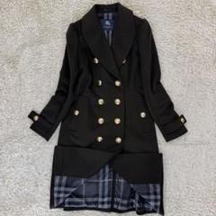 希少高級品物❗️バーバーリBurberryカシミヤステンカラーコートXLネイビー 希少高級品物❗️バーバーリBurberryカシミヤステンカラーコート