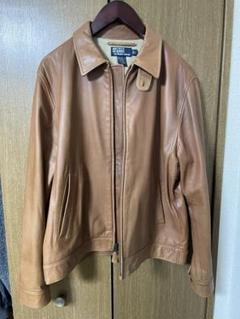 送料負担で5000円OFF可Ralph Lauren レザー　スイングトップ　L 送料負担で5000円OFF可Ralph Lauren レザー スイングトップ L