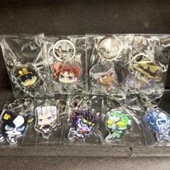 メルカリ最安！ジョジョの奇妙な冒険【ハートアクリルキーホルダー　6種セット】 ジョジョの奇妙な冒険 スタンドコレクションフィギュア