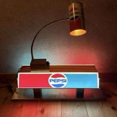 1980’s　Pepsi ライト　ディスプレイ　看板　ランプ　アメトイ　シェルフ 1980's Pepsi ライト ディスプレイ 看板 ランプ アメトイ