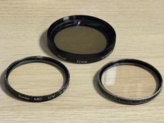 ジャンク 52mm レンズ フィルター 3点セット Polar Kenkoのサムネイル