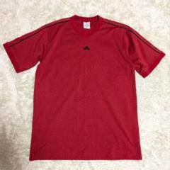 アディダス adidas 半袖Tシャツ L レッド