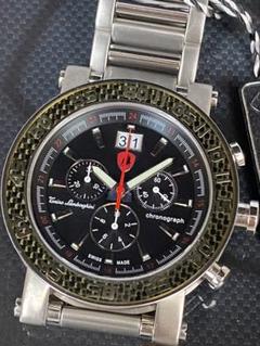 ランボルギーニデスククロノチタンメンズ時計SWISS MADE