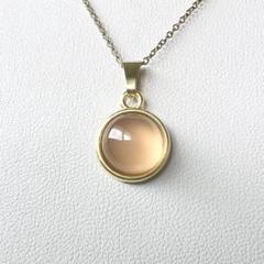ピンクパープルカルセドニーAAA✴️ 天然石ネックレス