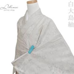♦極美品♦本場白紬大島訪問着単品販売♦貴重な120亀甲 平和屋本店□極上 本場大島紬 白大島 アンサンブル 羽織セット