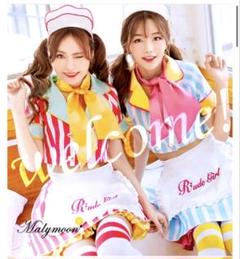 Vanityme ファストフードガール　コスプレ　マック店員　アメリカンダイナー Amazon.co.jp: Party City コスプレ イエローウェイトレス