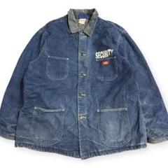 最高品質の 雰囲気抜群 デニムチョア ビンテージ Dickies ビッグサイズXXL ジャケット・アウター