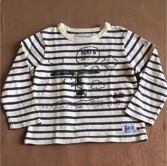 値下げ!美品☆LEE☆スヌーピーロンT カットソーボーダー110