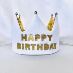 ベビークラウン《100日、記念日、誕生日、ハーフバースデー、ニューボーンフォト》