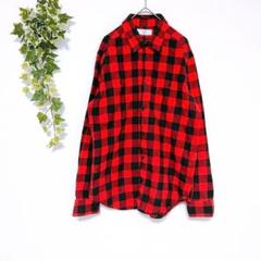 417エディフィス　長袖シャツ　美品　M　チェック　ゆるだぼ　秋冬　メンズ　古着