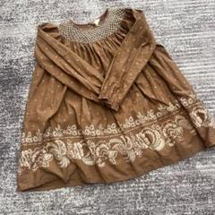 apolina　アポリナ　トップス　5-7y 🧁 a p o l i n a 🤎 7-9yのブラウスを買ってしまい、、 5-7yを