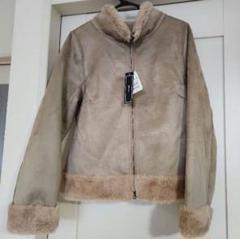 ♣ヤマダヤ▪フェンネル♣スエード調裏起毛アウター　ブルゾン 新品26000円のサムネイル