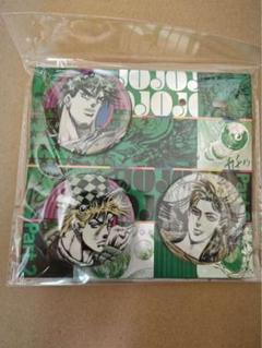 ジョジョ ジャンプ展 シーザー＆ジョセフ＆リサリサ ホロ 缶