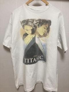 【希少】 タイタニック ムービーT 古着 ヴィンテージ ホワイト 白 XL