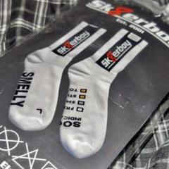 新品未使用Sk8erboy SMELLYSOCKS ソックス ホワイト
