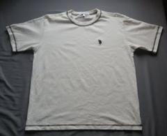 u.s.POLO ASSN Tシャツ 刺繍ロゴ メンズ レディース 白 Mサイズのサムネイル