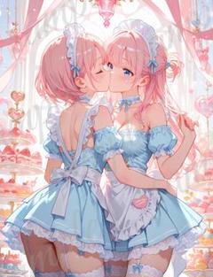 b116 美少女 かわいい イラスト 下着 コスプレ セクシー A4ポスター