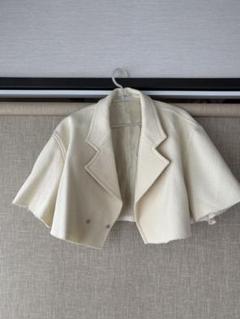 男女兼用 RANDEBOO cape tweed jacket (ivory) - メルカリ ジャケット・アウター