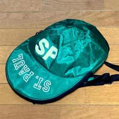 キャップ型　子供用リュックサック　バッグ　帽子　グリーン　緑　SP
