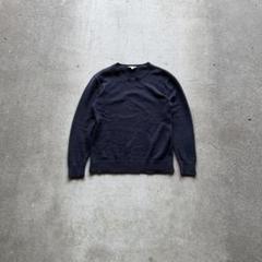 gap cotton lightweight knit charcoalgrayのサムネイル