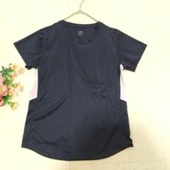 【TIGORA】レディース 半袖 丸首 トレーニングTシャツ 黒 2XO-L