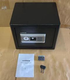 NATRKE 28L 金庫 家庭用金庫 緊急キー付き 固定可能