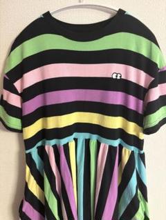 lazy oaf レイジーオーフ ハートボーダーワンピース LAZY OAF - 値下げ lazy oaf big love heart fleece ハートの