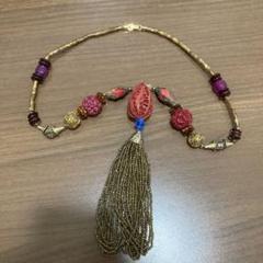 【2点セット】FABRICE Paris ヴィンテージ ネックレス&イヤリング ネックレス & ピアス / イヤリング 2点セット (BC-PN10