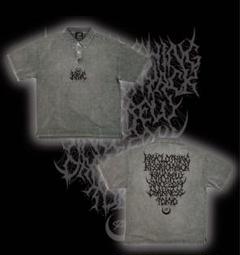 KRYclothing Bararibon washed Tシャツ グレー 地雷