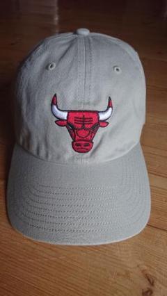 新品 47製 シカゴブルズ Chicago Bulls ベージュキャップ