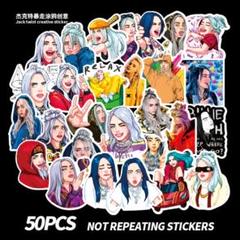 50枚 Billie Eilish ビリー・アイリッシュ 防水ステッカー シール