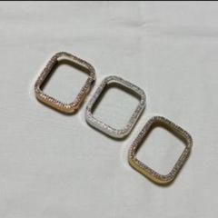 AppleWatch ケース キラキラ ストーン 3色セット
