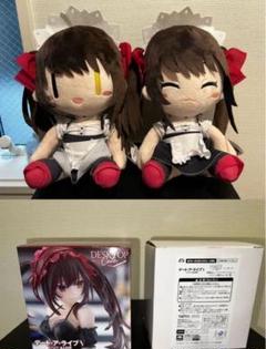 デート・ア・ライブ 時崎狂三 ぬいぐるみ メイドver. フィギュア 4点セット