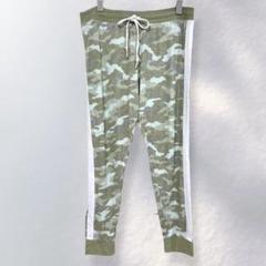 PINK ジョガーパンツ スウェット カモフラ 迷彩 総ゴム リラックス L
