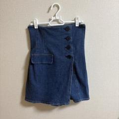 サイドボタンデニムスカショーパン IND 0サイズ SNIDEL（スナイデル）の「サイドボタンデニムスカショーパン