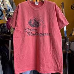 アメリカ古着 Chevy Mudboggers Tシャツ コーラルピンク