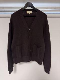 SECOND/LAYER ブラックドロップショルダーカーディガン　ours SECOND/LAYER ブラックドロップショルダーカーディガン ours