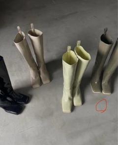 Ameri Vintage レザー ロングブーツ Ameri（アメリ）の「WESTERN STUDS LONG BOOTS（ブーツ）」 - WEAR