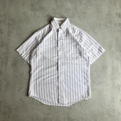 80s〜90s エルエルビーン マルチストライプ 半袖BDシャツ USA製のサムネイル