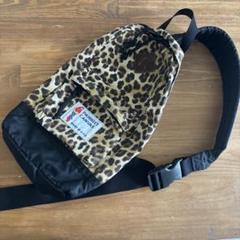 PARROTT CANVAS ワンショルダー　ボディバッグ　レオパード　男女兼用
