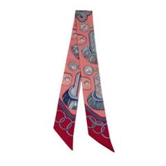 良品✨ エルメス Epaulettes 肩章 ツイリースカーフ ピンク