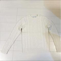 フィッシャーマン セーター ケーブルニット クルーネック　S メンズ