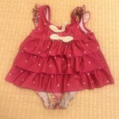 petit main 女の子用水着 100cm ピンク　ワンピースタイプ