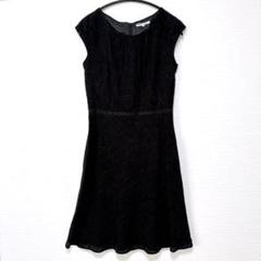 23区 ノースリーブワンピース 黒 38 上品 フォーマル