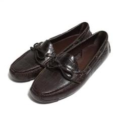 COLE HAAN 型押しローファー コールハーン 10D シューズのサムネイル