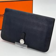 ❣️エルメス❣️HERMES✨ドゴン✨長財布‼️刻印あり ❣️HERMES❣️エルメスドゴンロング長財布•ルージュ【美品